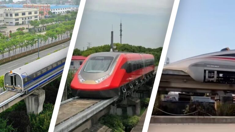 Alle chinesischen Ausführungen der Transrapid-Technologie