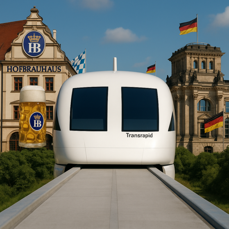 Niemand kommt schneller als der Transrapid