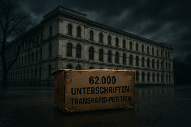 Verkehrsministerium verweigert Annahme der Transrapid-Petition